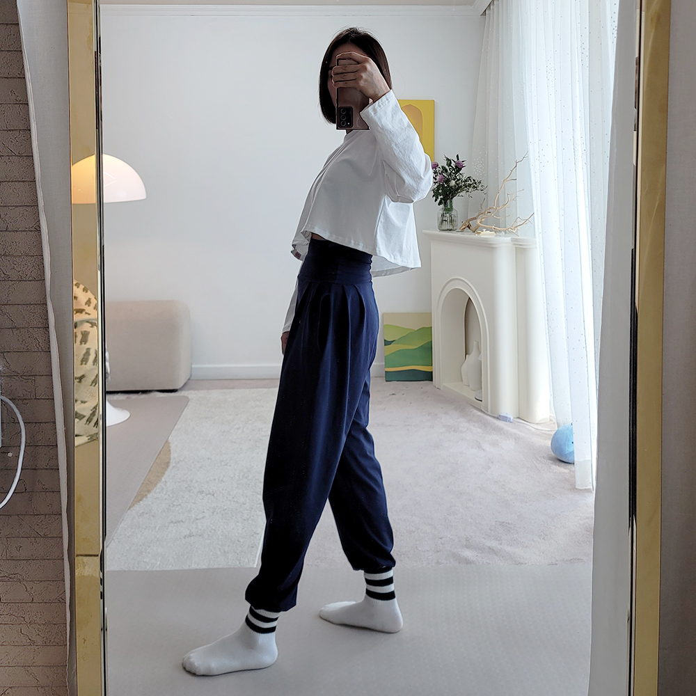 더수 맘 애슬레저룩 조거팬츠 요가바지 실내복 운동복 - 상세 이미지 3