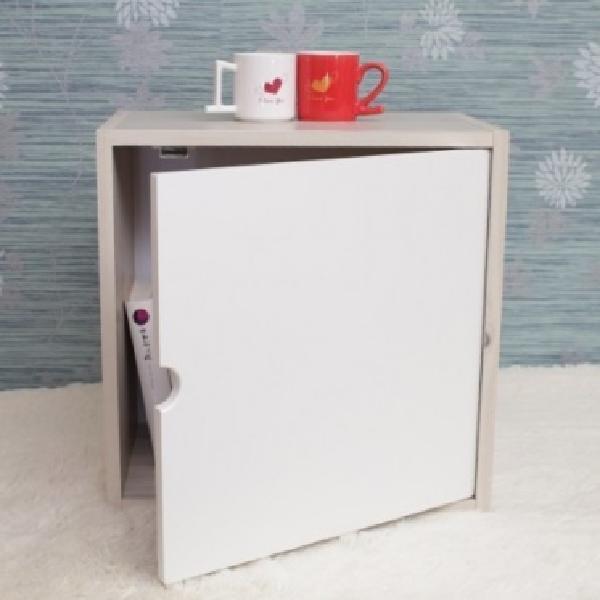 모듈 책장 맞춤 책장 작은 좁은 시스템 도어형 책장 수납함 - 상품 이미지