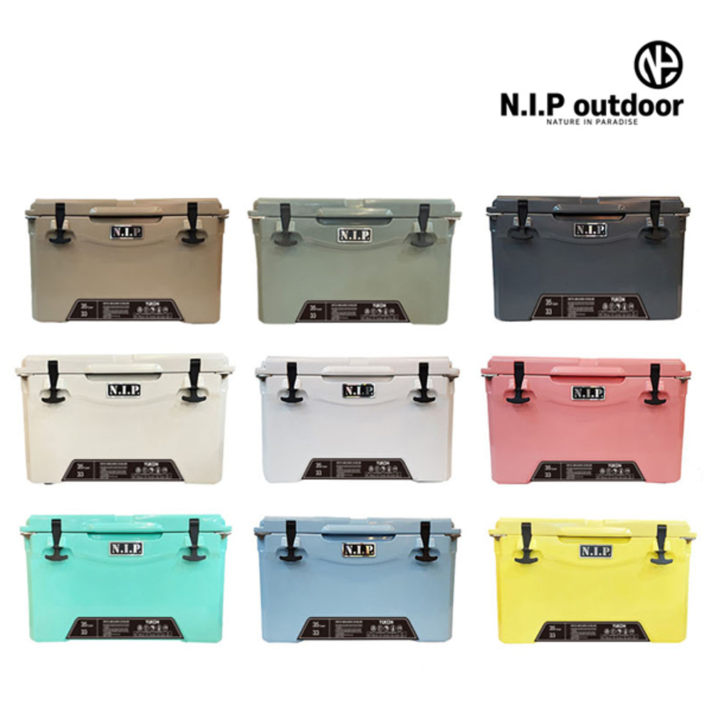 N.I.P 쿨러 탄 / 캠핑쿨러 차량용 아이스 대형 캠핑용 하드 소형