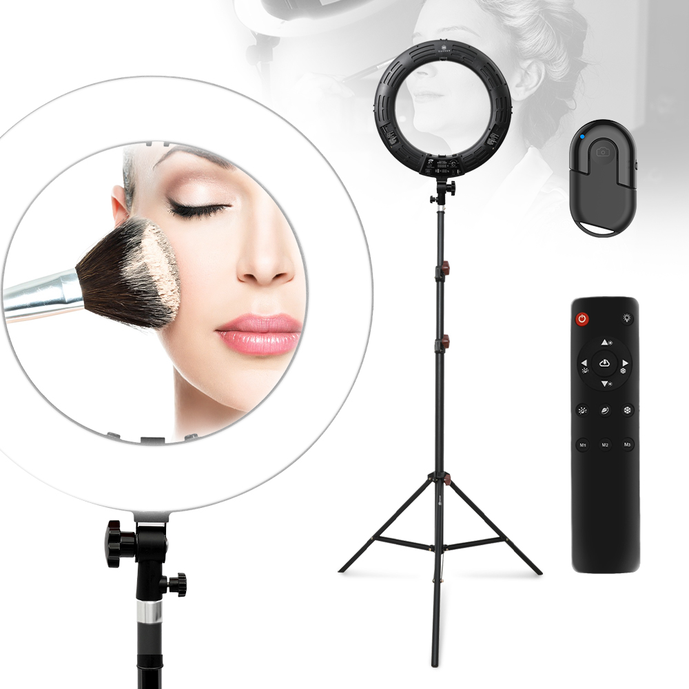 링조명 방송 조명 유튜브 촬영 방송용 링라이트 18 삼각대 세트