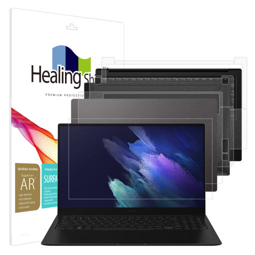 [갤럭시북 보호필름 세트 구성품]