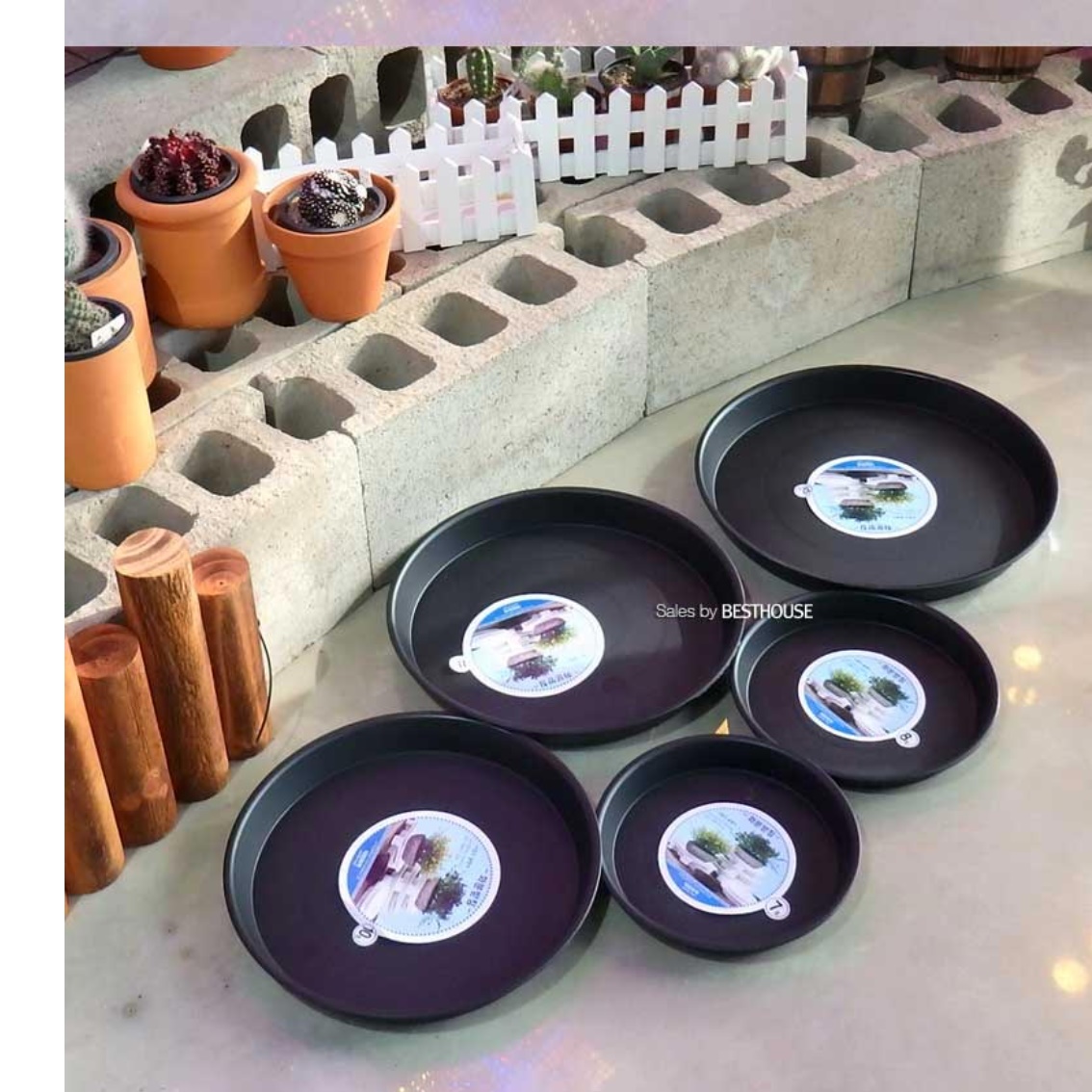 화분 물 빠짐 토분 화분 받침대 토기 화분 받침 1호 - 상세 이미지 5