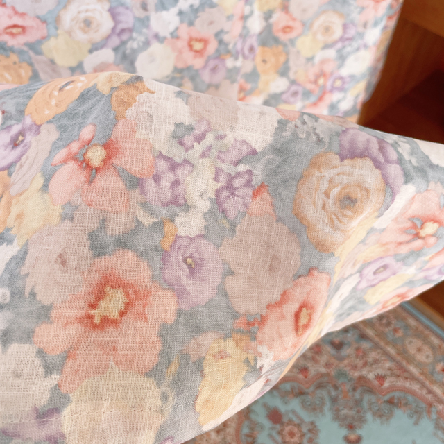 파스텔 플라워 방수 식탁보 테이블보 캠핑 홈카페 파티 집들이 95X110