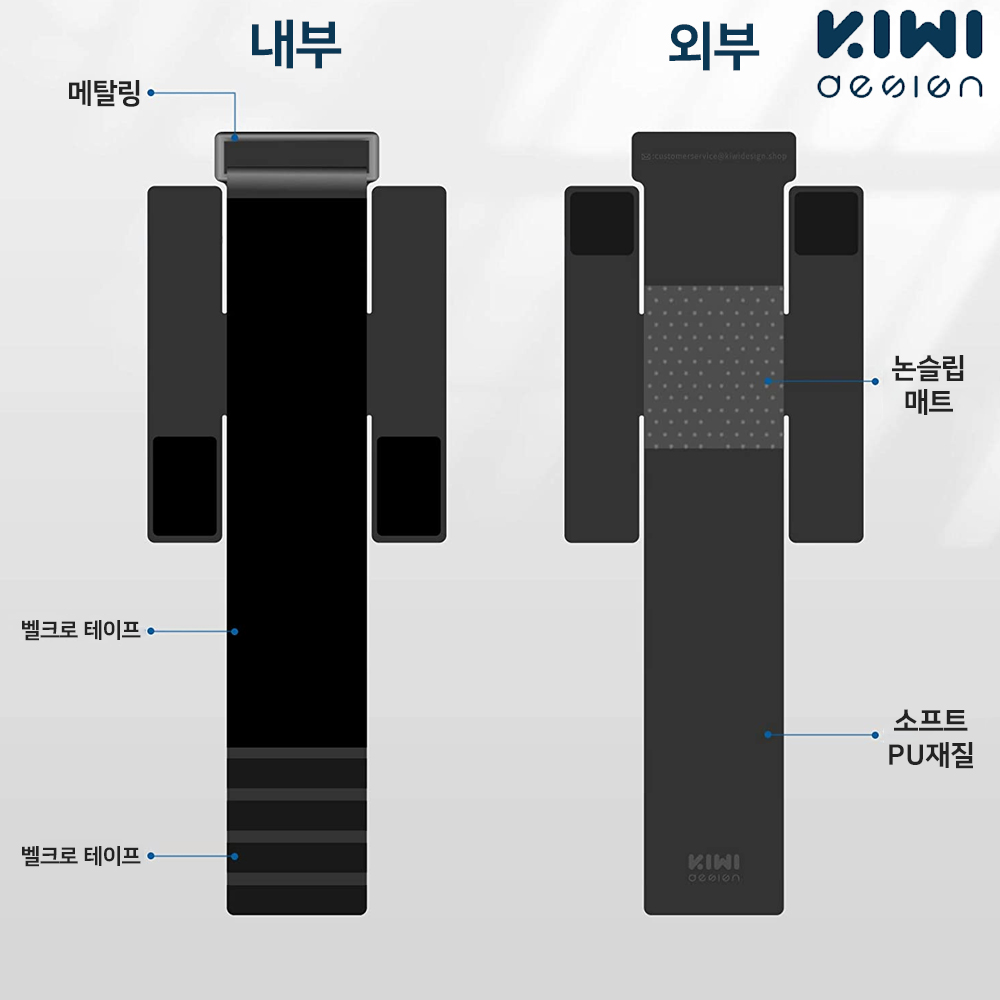 메타퀘스트3 보조 배터리 홀더 키위 스트랩 악세사리 이미지 4