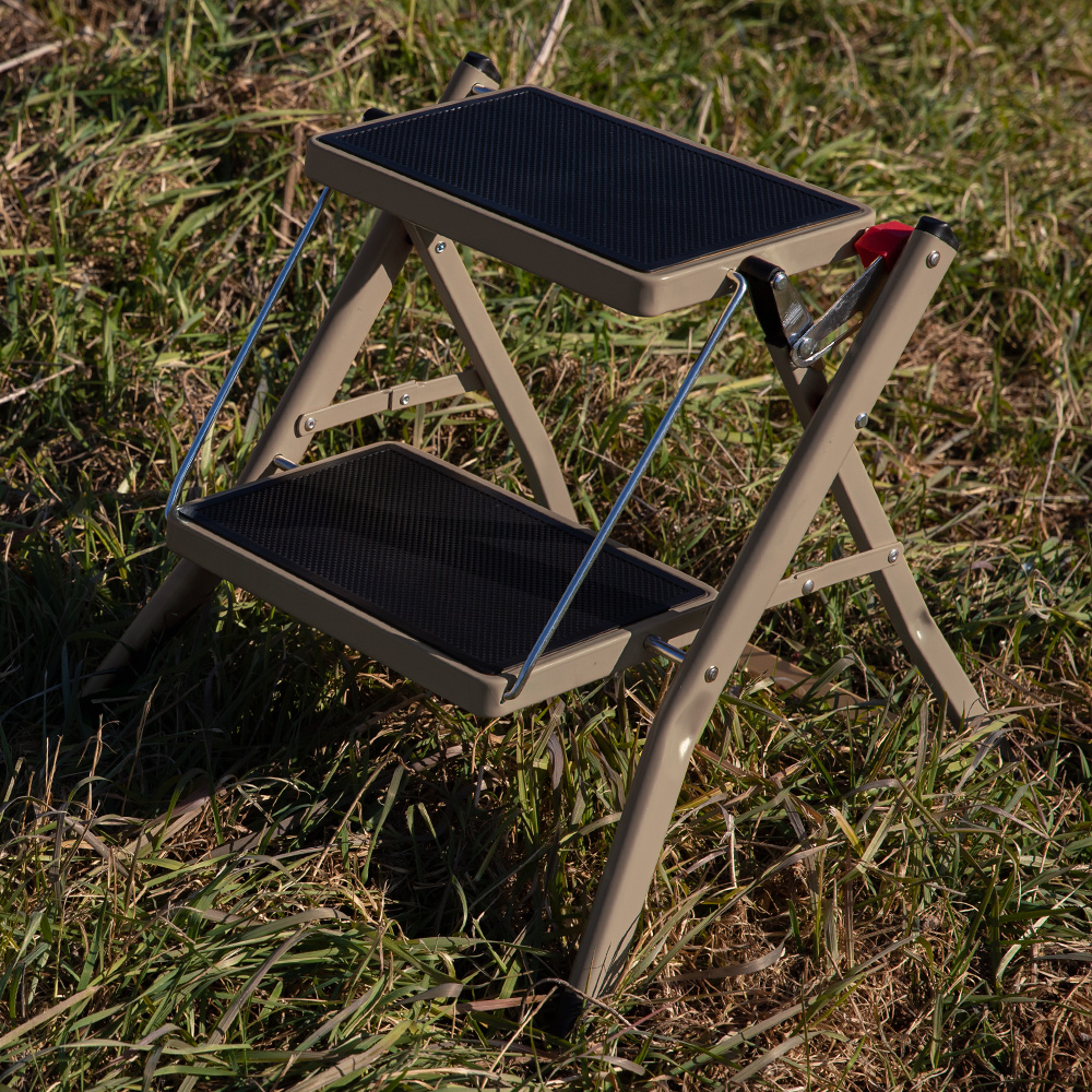 로티캠프 캠핑 테이블 선반 좌식 원액션 미니 접이식 경량 보조 사이드 2FL-CG 이미지 4