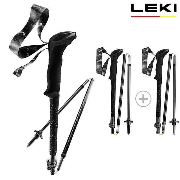 레키 블랙시리즈 FX 카본 652290011 접이식 등산스틱  시그니처 모델 고급 폴딩스틱  초경량 카본  CLD 결합 방식  아르곤에어 손잡이