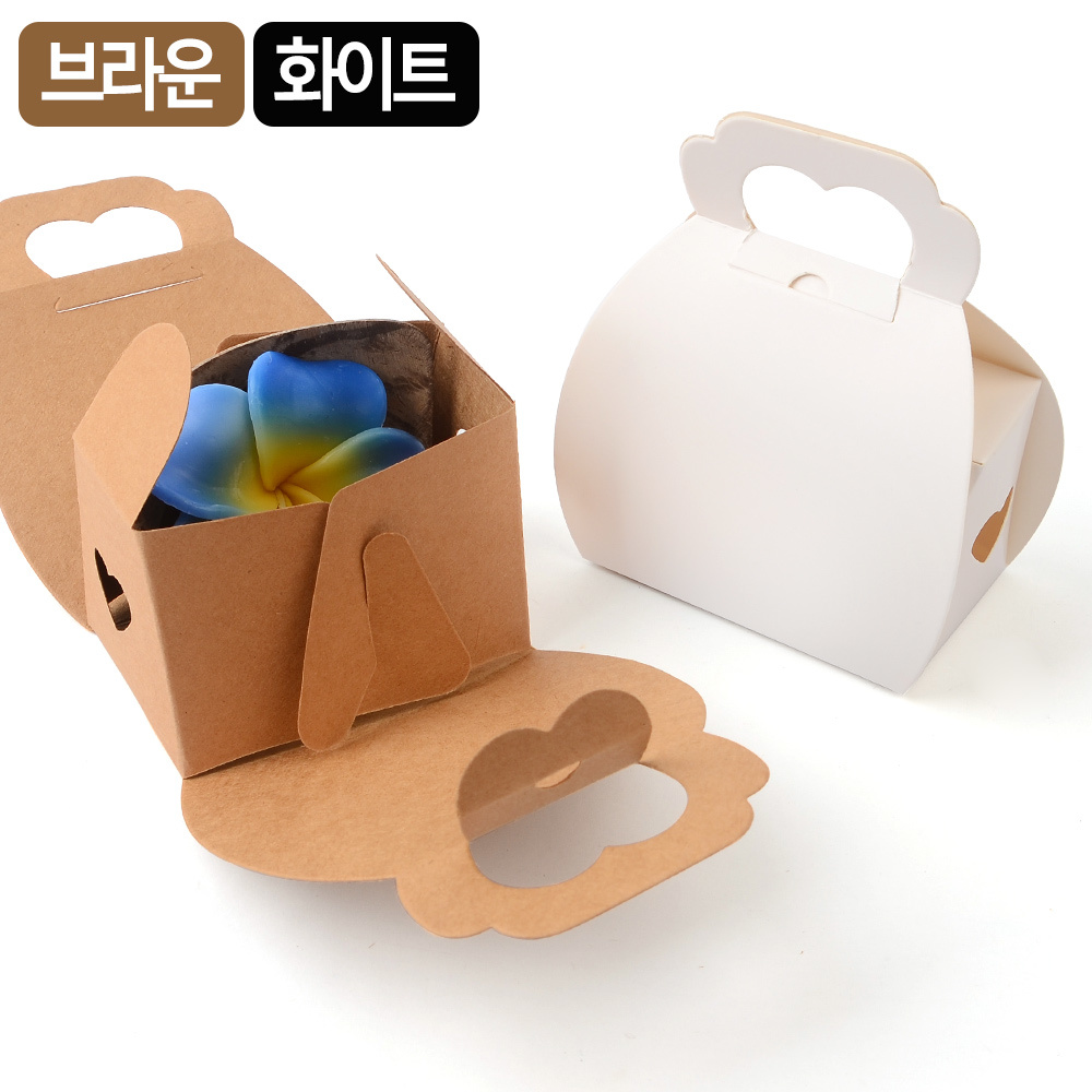 쿠키박스 머핀포장 컵케이크포장 손잡이종이박스 - 상세 이미지 5