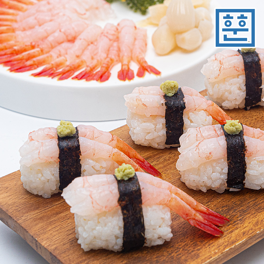 손질 단새우 20pcs 홍새우, 초밥용, 북쪽분홍새우 80g, 1개 - 상세 이미지 2
