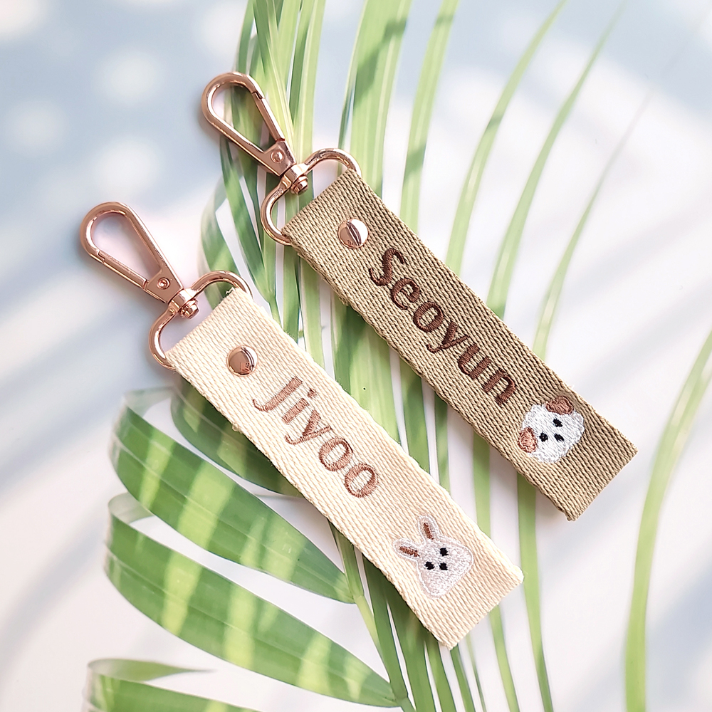 자수네임택 어린이집 낮잠이불 유치원 이름표 아기 유아 가방 단체생일선물 캐리어 네임텍