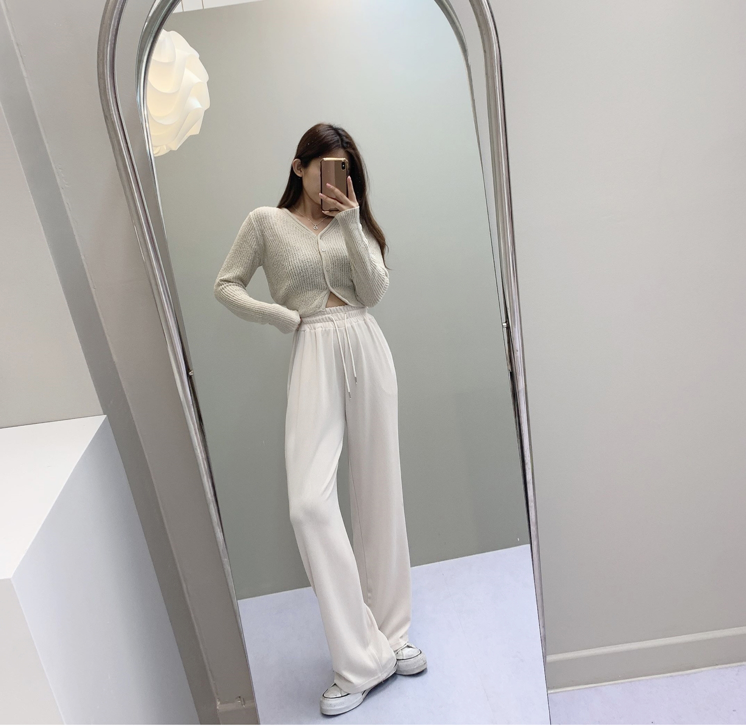 레모나 Y넥 베이지 가디건 [무료배송] 상세 이미지 18
