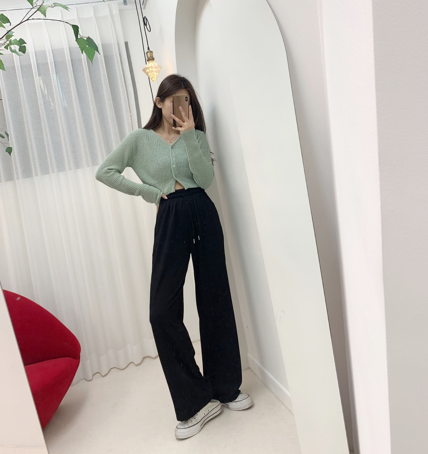 레모나 Y넥 베이지 가디건 [무료배송] 상세 이미지 47