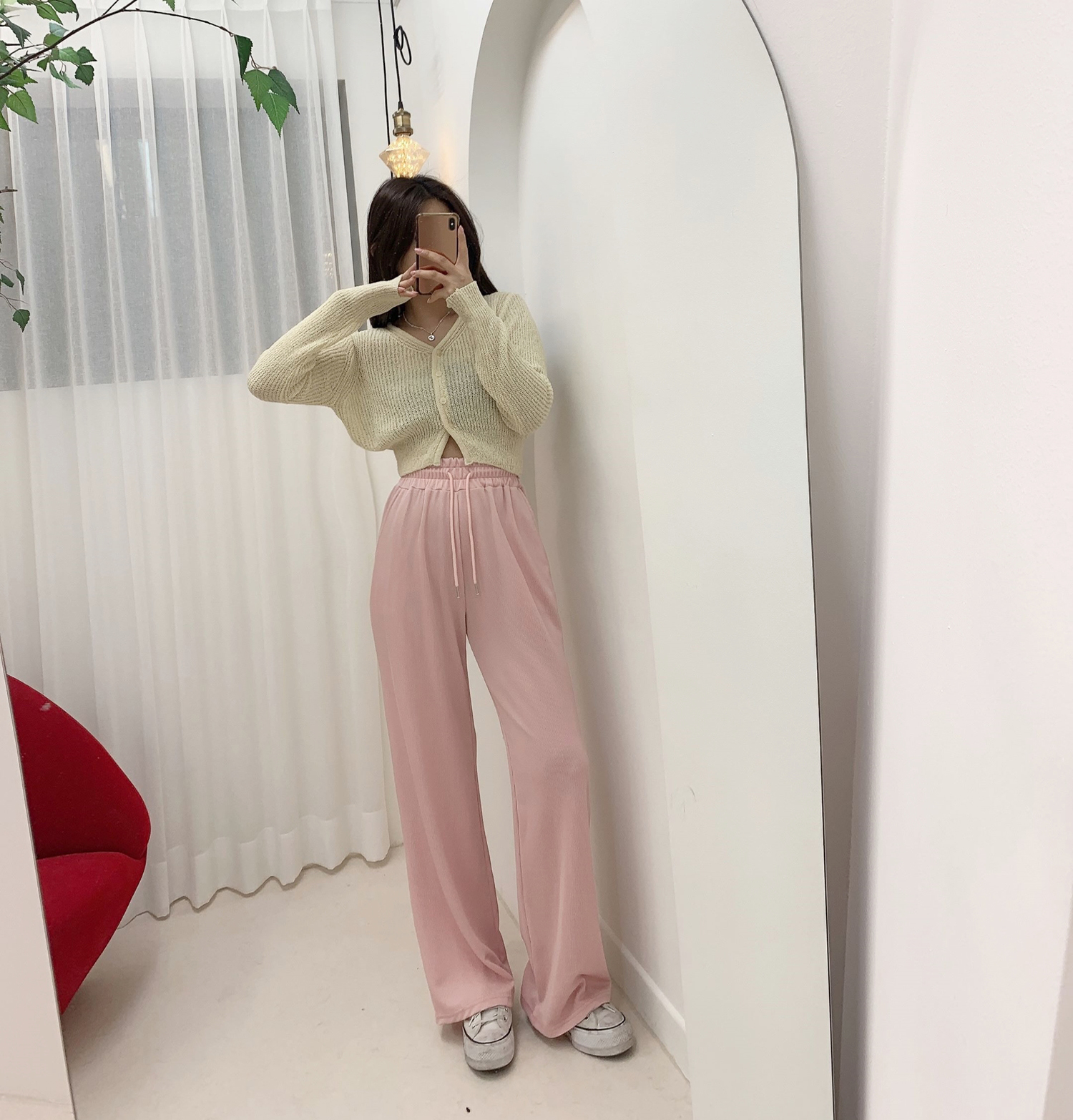 레모나 Y넥 베이지 가디건 [무료배송] 상세 이미지 20