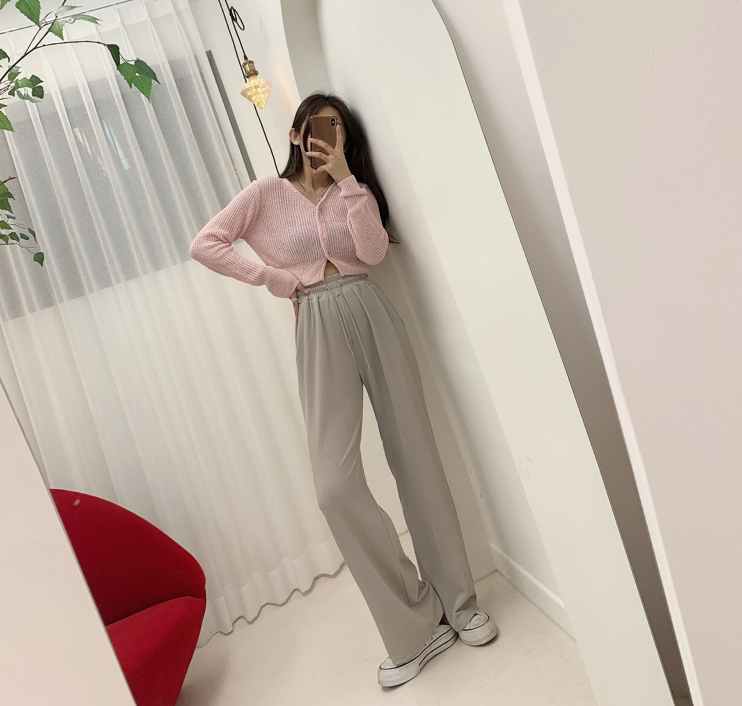 레모나 Y넥 베이지 가디건 [무료배송] 상세 이미지 26