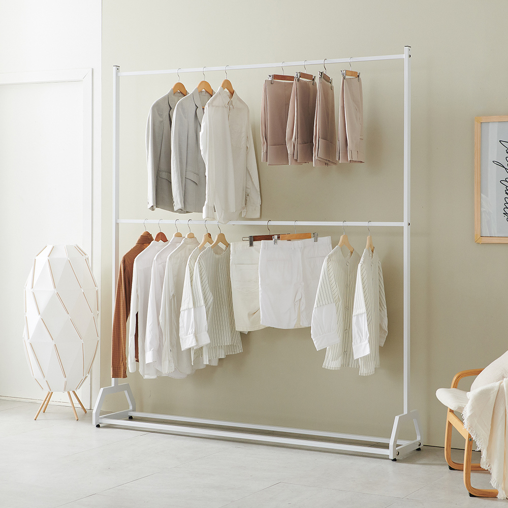 빌트라인 와이드 행거 1800 철제 스탠드 옷걸이