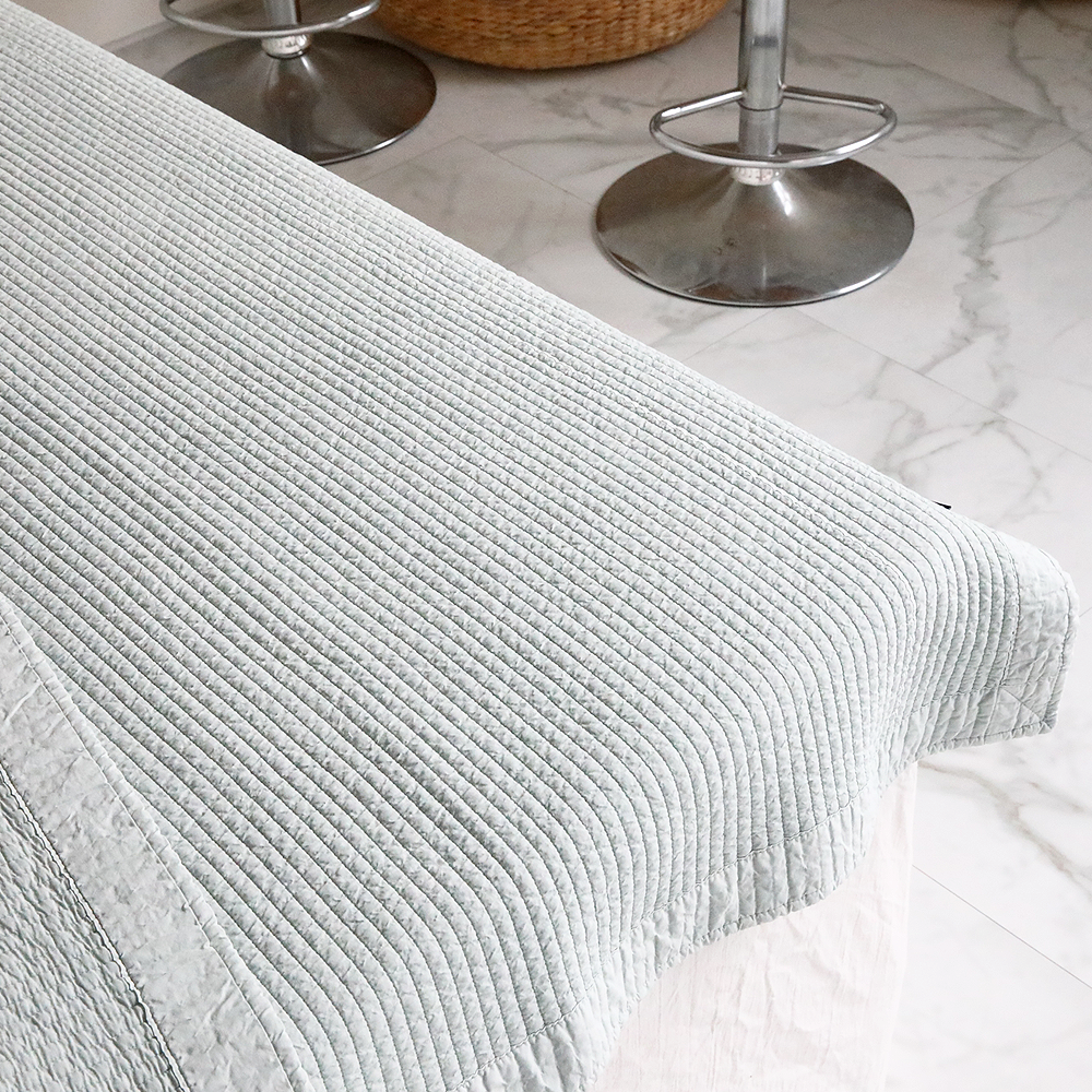 사계절침대패드 송화침장 고밀도 까사 양면 워싱 줄누비패드