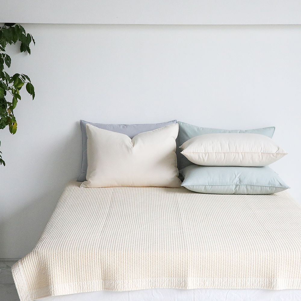 사계절침대패드 송화침장 고밀도 까사 양면 워싱 줄누비패드