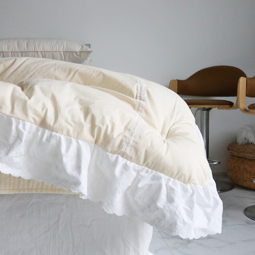 신혼차렵이불 송화침장 호텔식 포플린 고밀도 까사 사계절이불