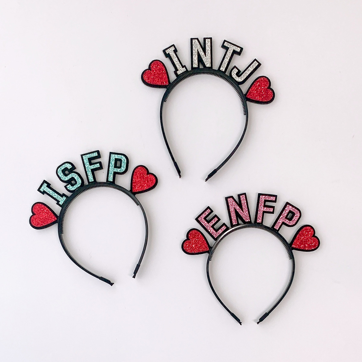 mbti 머리띠 주문제작 재미있는선물 무인사진관 소품 - 상품 이미지
