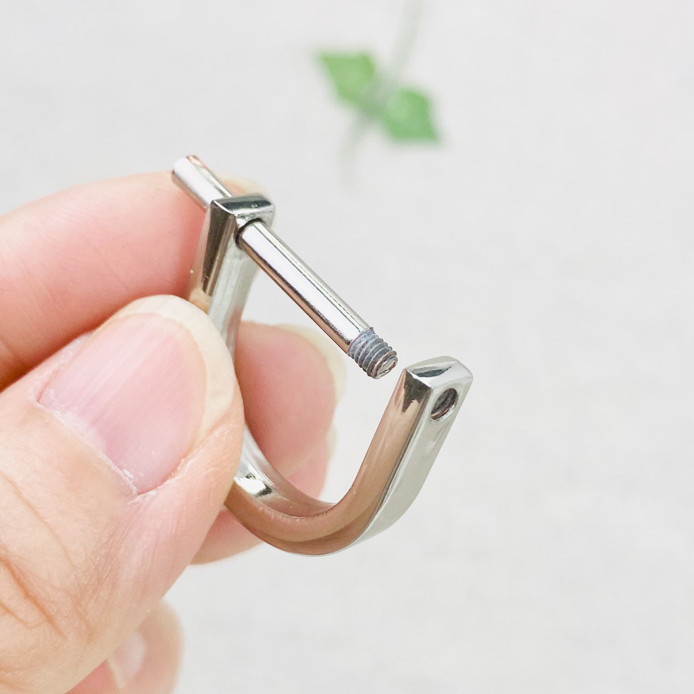 NEW) 15mm D링 디링 가방고리 가방부자재 (2개) - 나사분리형 이미지 7