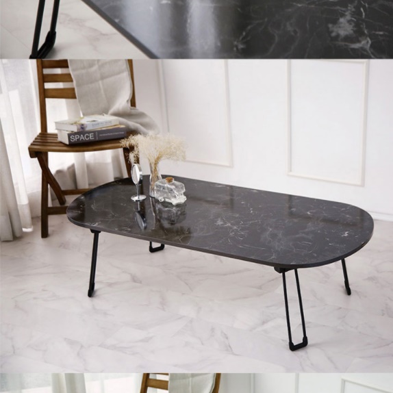 거실용 탁자 높은 소파 테이블 접이식좌식식탁 원형대리석테이블