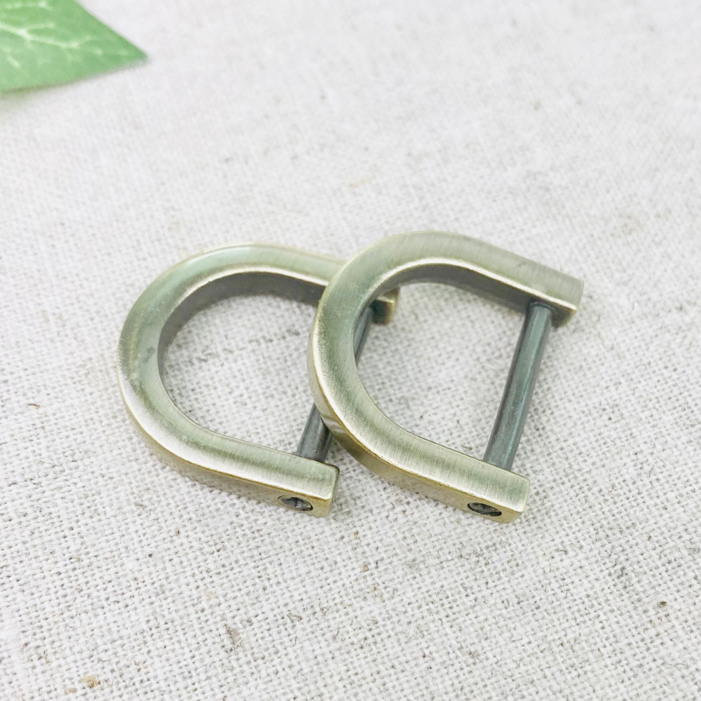 NEW) 15mm D링 디링 가방고리 가방부자재 (2개) - 나사분리형 - 상세 이미지 4