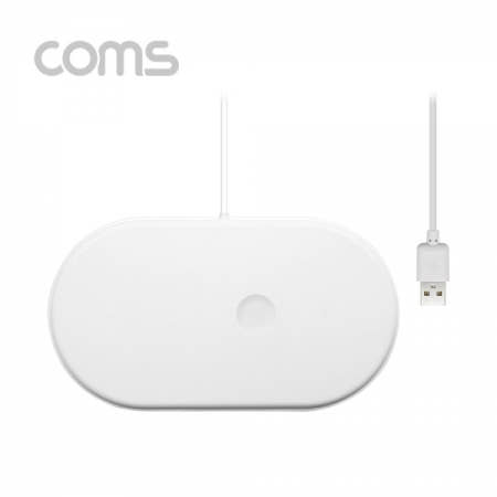 Coms [ID997] Coms 3 in1 스마트폰 무선 충전기, 멀티 충전 / 동시 충전 /스마트 워치, 무선 이어폰 충전