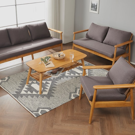 높은 거실 테이블 엔틱 높은 쇼파 테이블 원형 통원목 좌탁