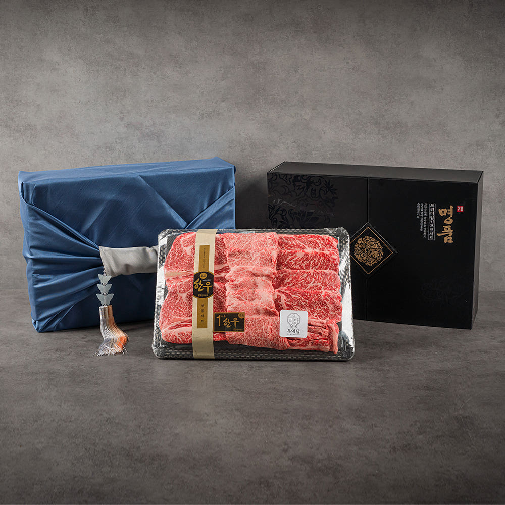 [마장동 우예담] 프리미엄 한우선물세트 1000g 고급지함박스포장 (소분/모듬 택1)
