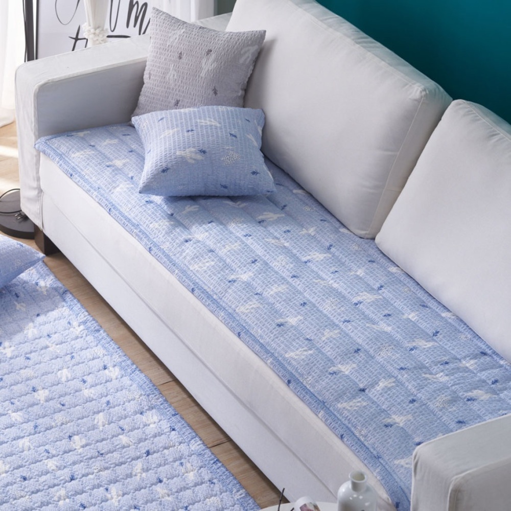 3인용 4인용 여름 시어서커 카우치 폭신한 쇼파매트 쇼파패드 커버