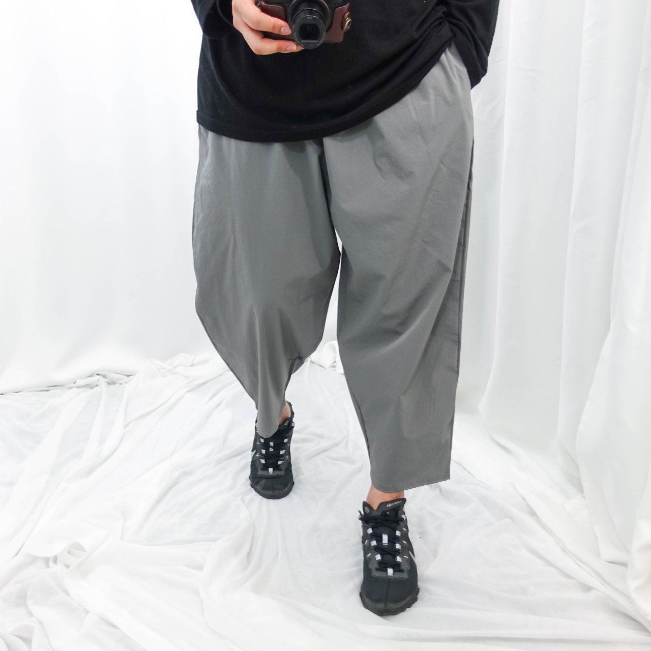 남자 냉장고바지 빅사이즈 와이드 아이스 시원한 여름 쿨 슬랙스 - 상세 이미지 5