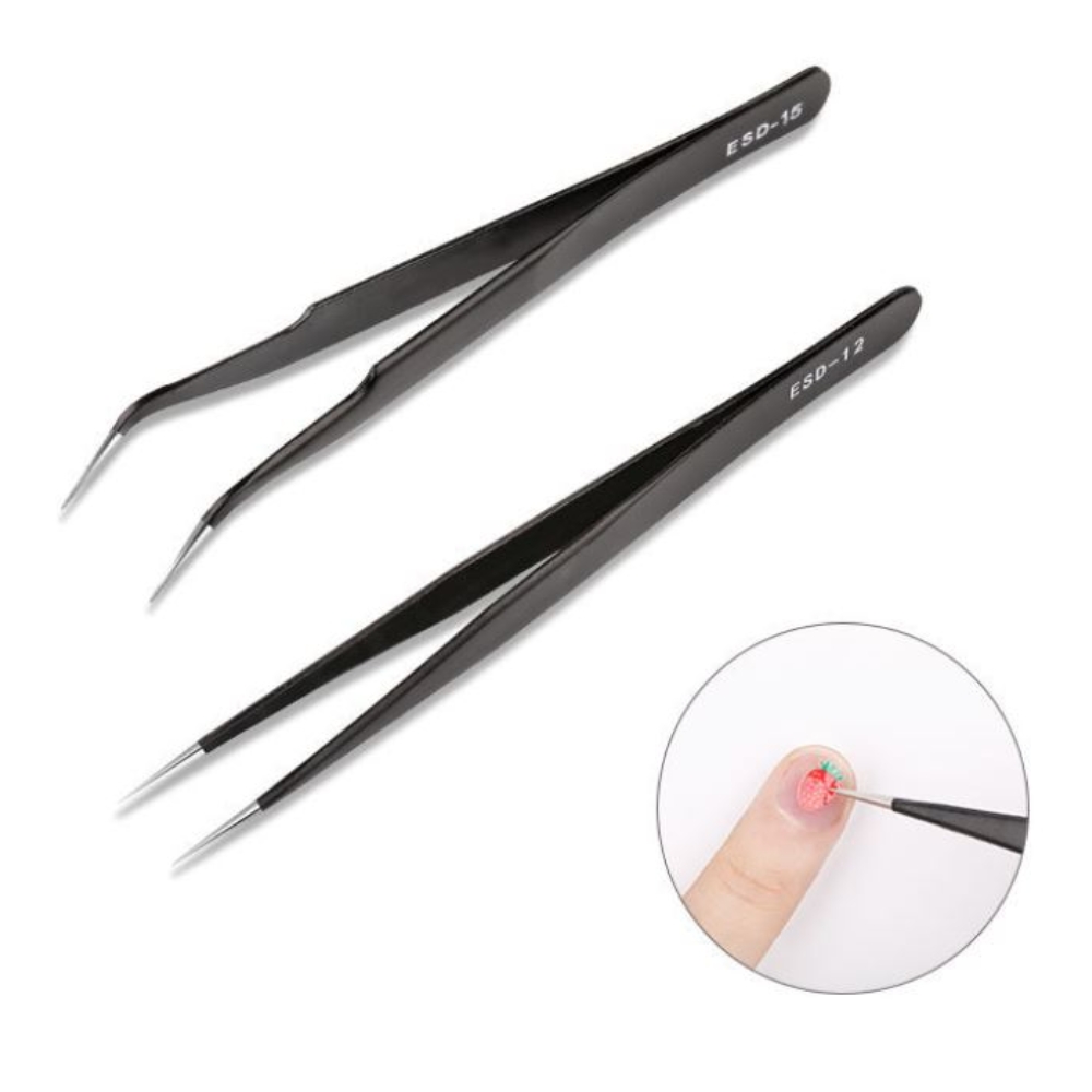 다꾸핀셋 정밀 미세 tweezer 스티커 핀셋 집게 다이어리꾸미기 6P 세트 - 상세 이미지 5