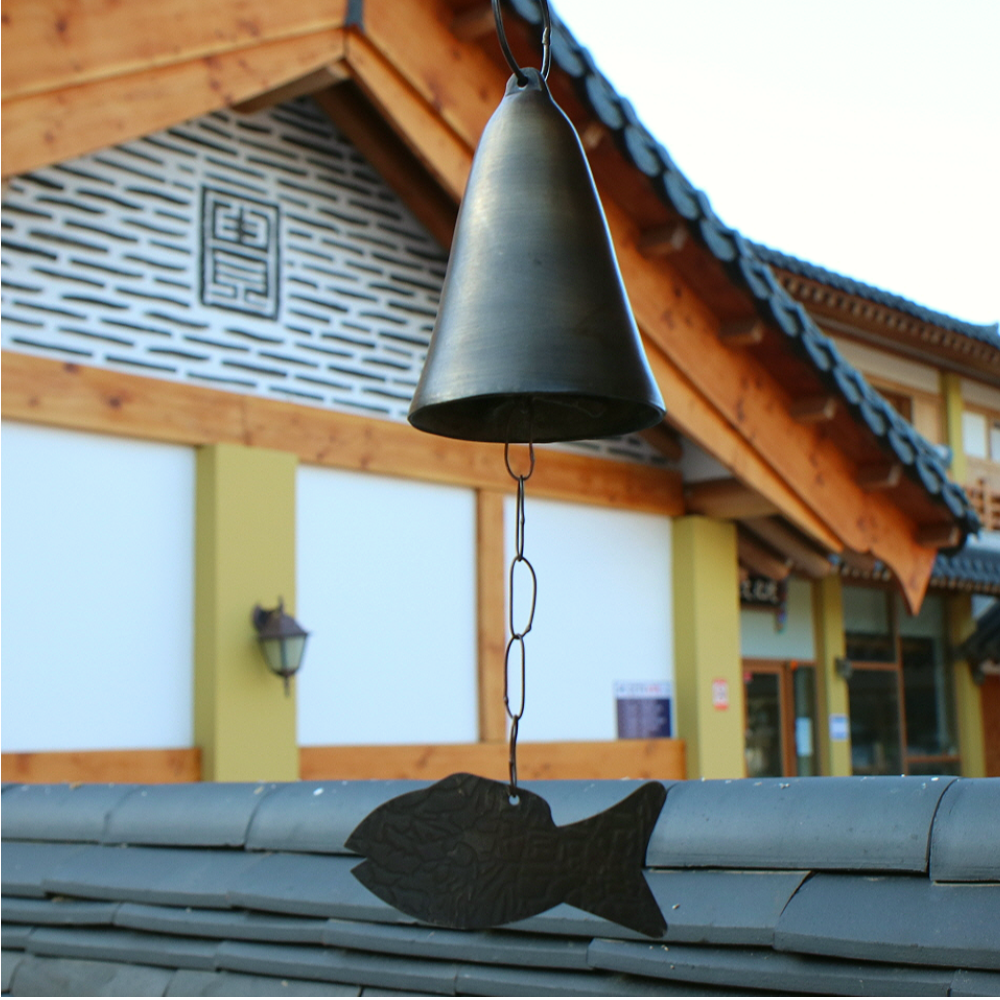 바람소리 대형 물고기 뿔풍경 사찰 현관 풍경종 3종