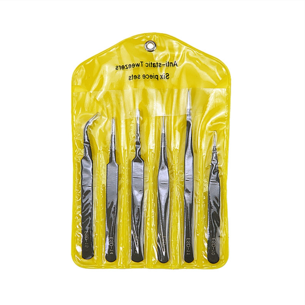 다꾸핀셋 정밀 미세 tweezer 스티커 핀셋 집게 다이어리꾸미기 6P 세트 - 상세 이미지 4