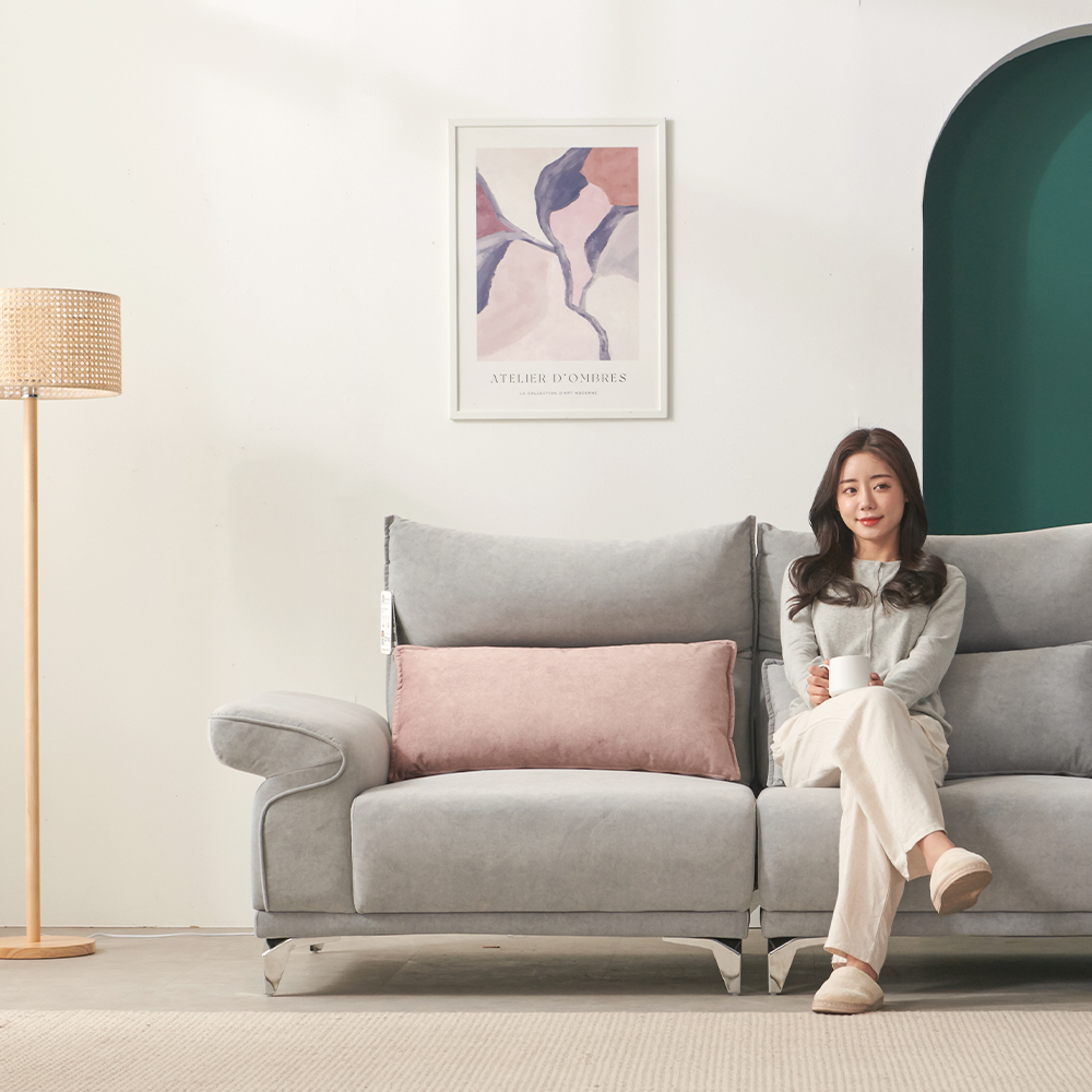 로나 아쿠아텍스 이지클린  패브릭 모듈 코너형 소파