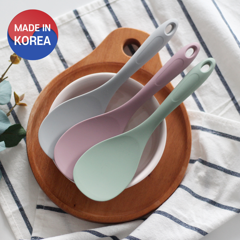 실리콘 밥주걱 볶음 주걱 스푼 이유식 스파츌라 볶음밥 요리 주걱 - 상세 이미지 2