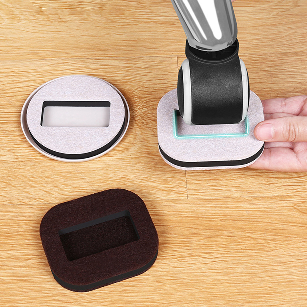 바퀴의자 장판 마루 카페드 소음방지 보호패드 발캡