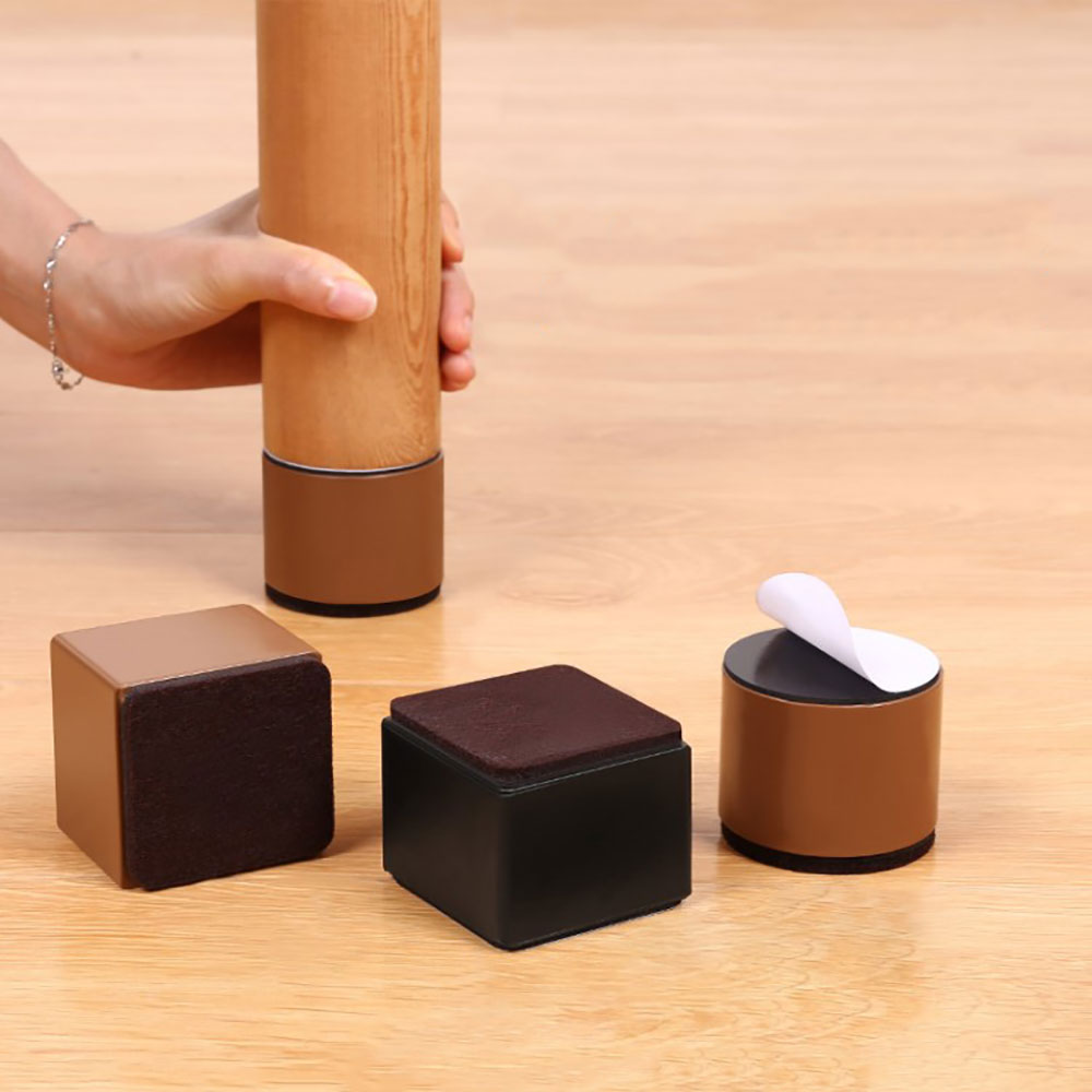 책상 높이조절발 테이블 다리 연장 식탁 가구 높이기 받침 발통 6x3.2cm