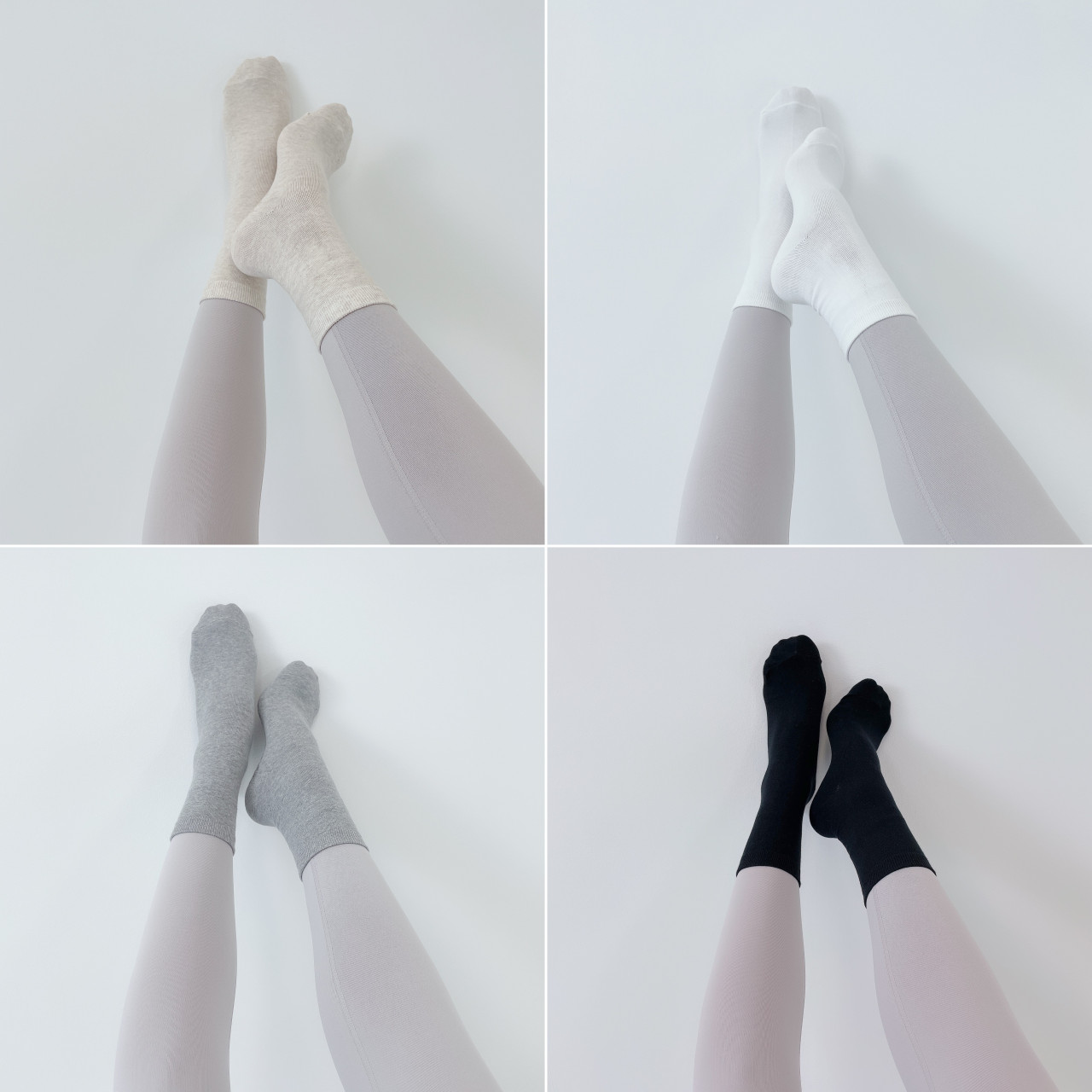 로라벨 포멀 필라테스양말 요가양말 논슬립 토삭스 미끄럼방지 니삭스 미들 롱 숏 무용 삭스 - 상세 이미지 2