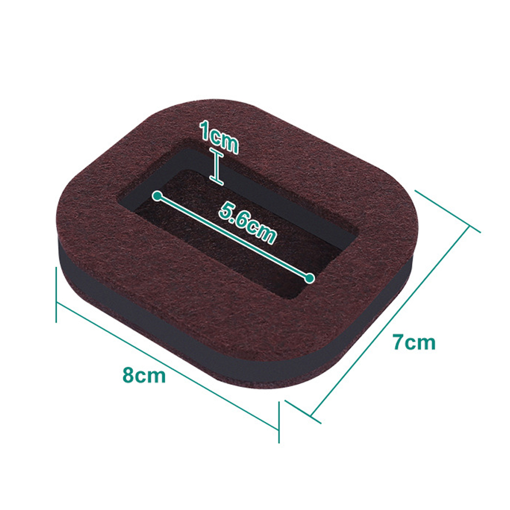 바퀴의자 장판 마루 카페드 소음방지 보호패드 발캡