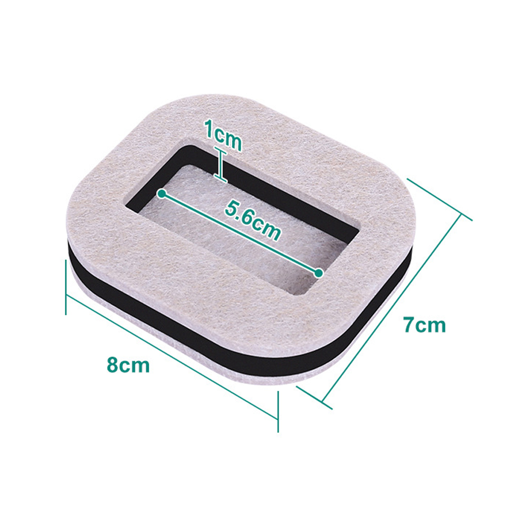 바퀴의자 장판 마루 카페드 소음방지 보호패드 발캡