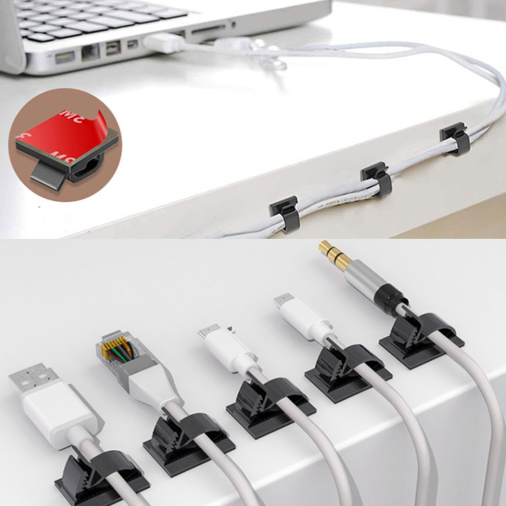 전선정리클립 선정리 케이블 고정클립 홀더 컴퓨터 A형 6종