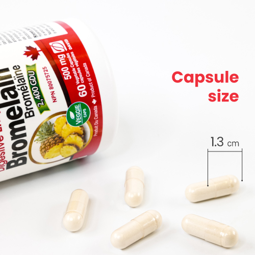 뉴트리돔 브로멜라인 2400GDU 500mg 브로멜라닌 파파인효소 60정, 3개 - 상세 이미지 4