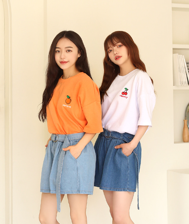 주니어 옷 여아 초등 학생 고학년 반팔티 어린이 아동 티셔츠 후르츠초이스반팔 - 상세 이미지 2