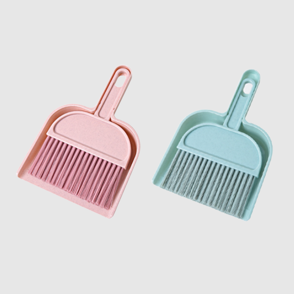 미니 빗자루 세트 쓰레받이 쓰레받기 초등 학생 책상 청소 책상용 학생용 플라스틱 업소용 제품 이미지