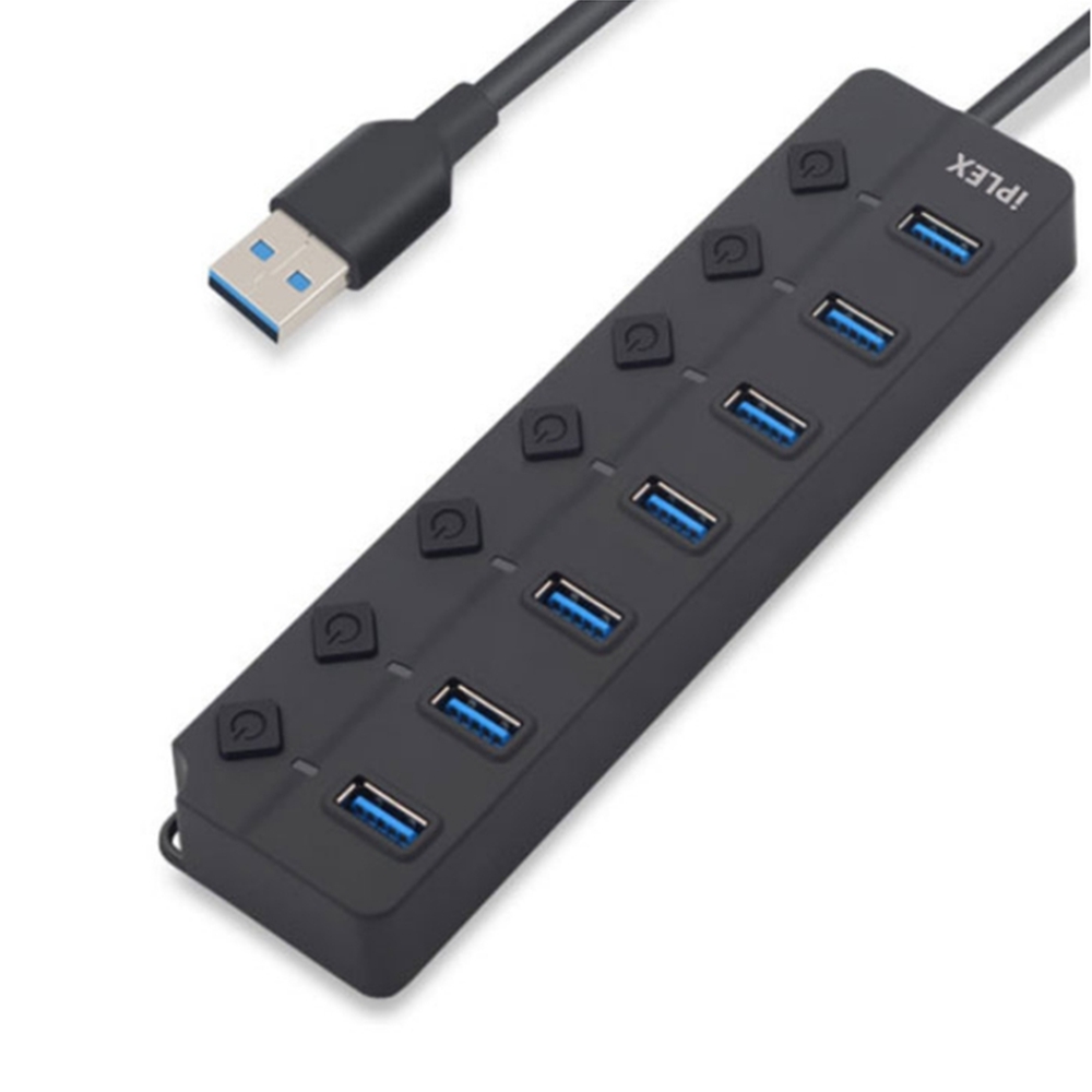 고속 USB확장기 포트분배기 7포트 USB3.0 5Gbps 핫스왑 외부전원