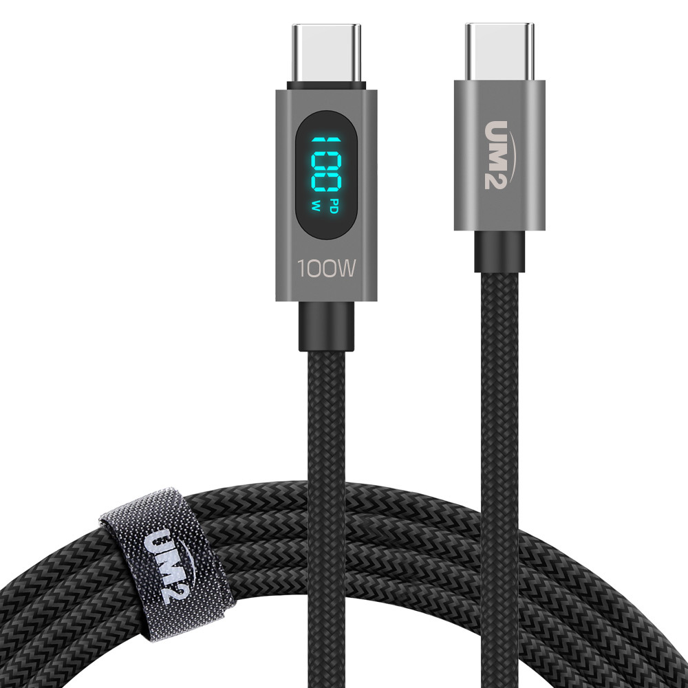 UM2 UMCA-100WLED LED 디스플레이 CtoC 고속충전 PD C타입케이블 - 상세 이미지 2