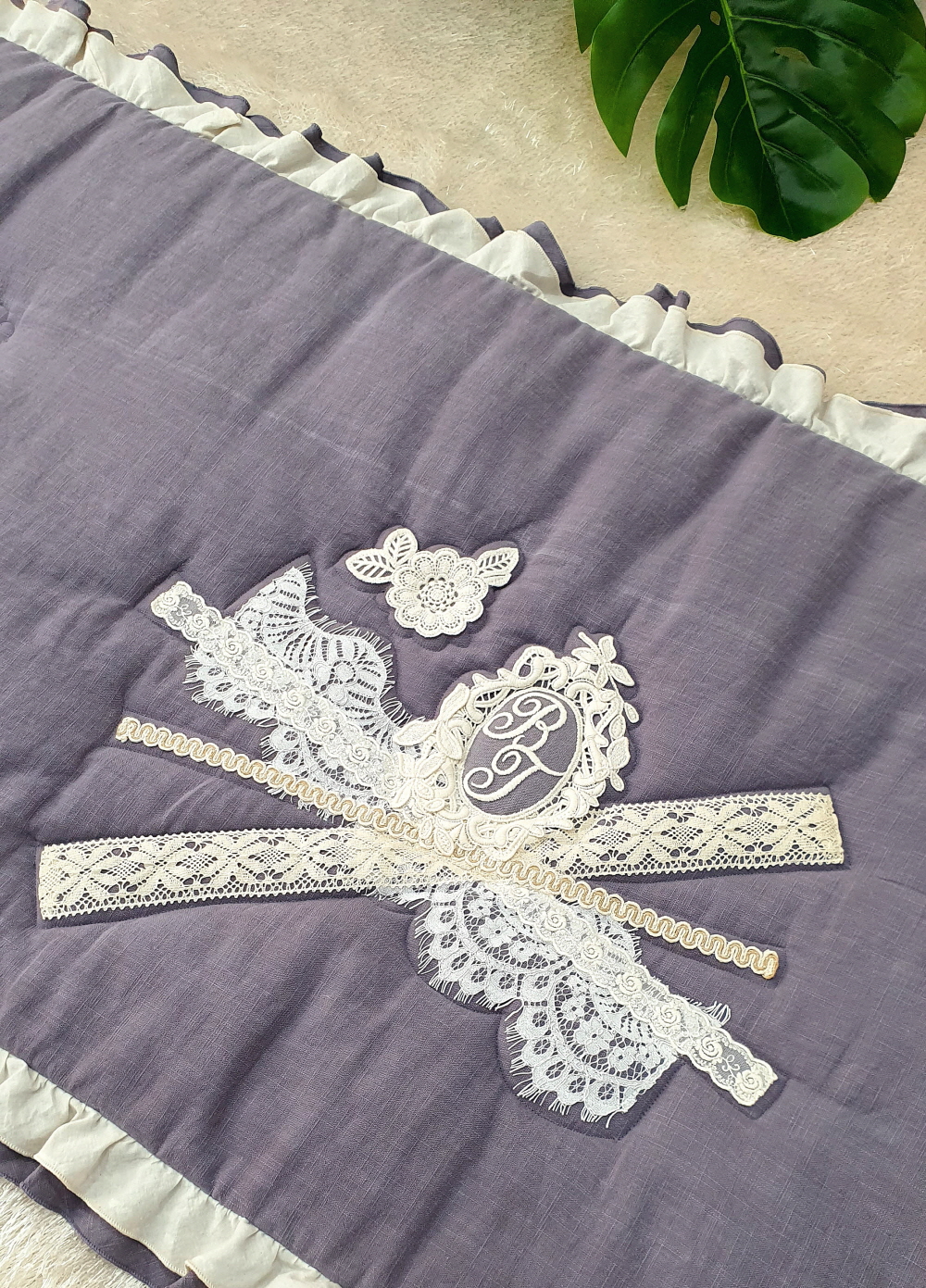 린넨레이스 프릴 쇼파패드4인용 3인용 돌쇼파패드 맞춤제작