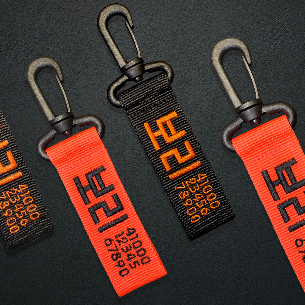 강아지네임택 대형견이름표 반려견인식표 강아지명찰 이름표 블랙 오렌지