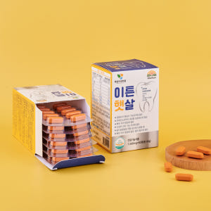 라이즈선 이튼햇살 2개월분 치아 칼슘 영양제 /  잇몸 치약 제공 맛있게 먹은 솔직 후기 - 상품 이미지 2