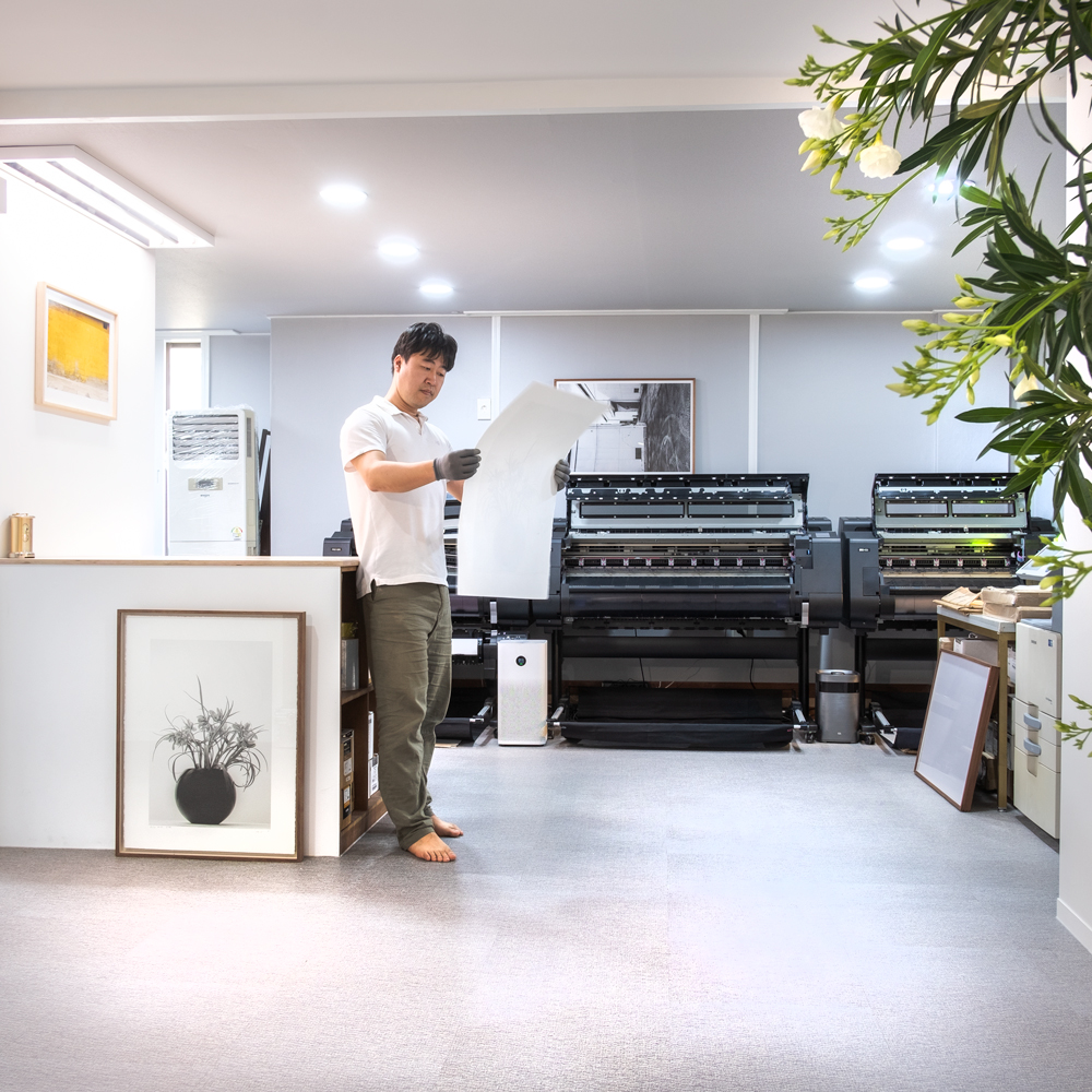 사진인화 대형 그림 캔버스 인쇄 스마트폰 출력 웨딩 포스터 보정 결혼 액자 A2 무광